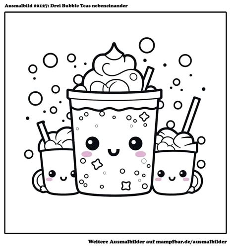 ausmalbilder buble tea|Bubble tea : 12 free coloring pages to print and customize